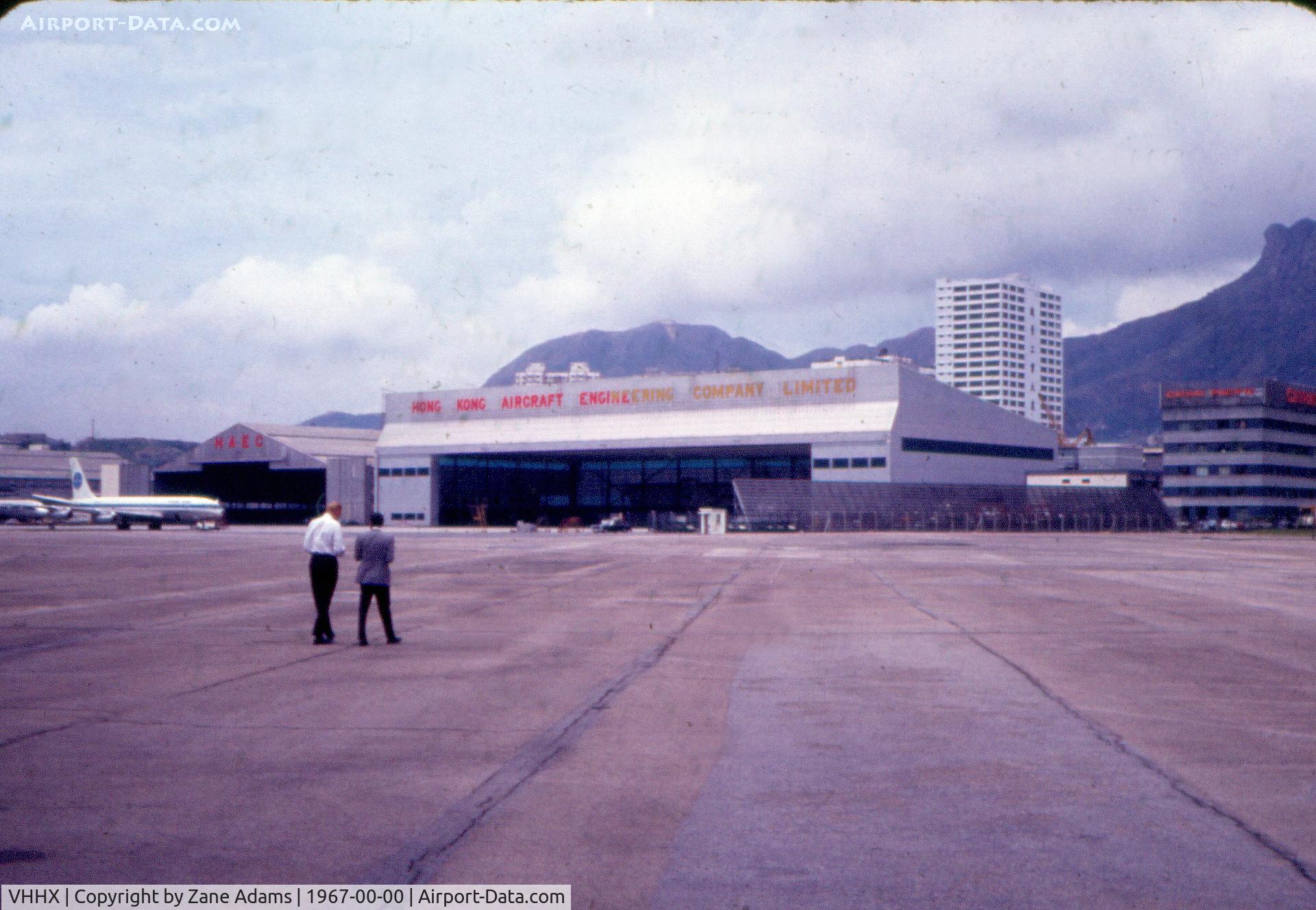 Kai Tak Airport (closed 1998), Kowloon Hong Kong (VHHX) - Photographed in Hong Kong - scanned from a 35mm slide bought at an estate sale
