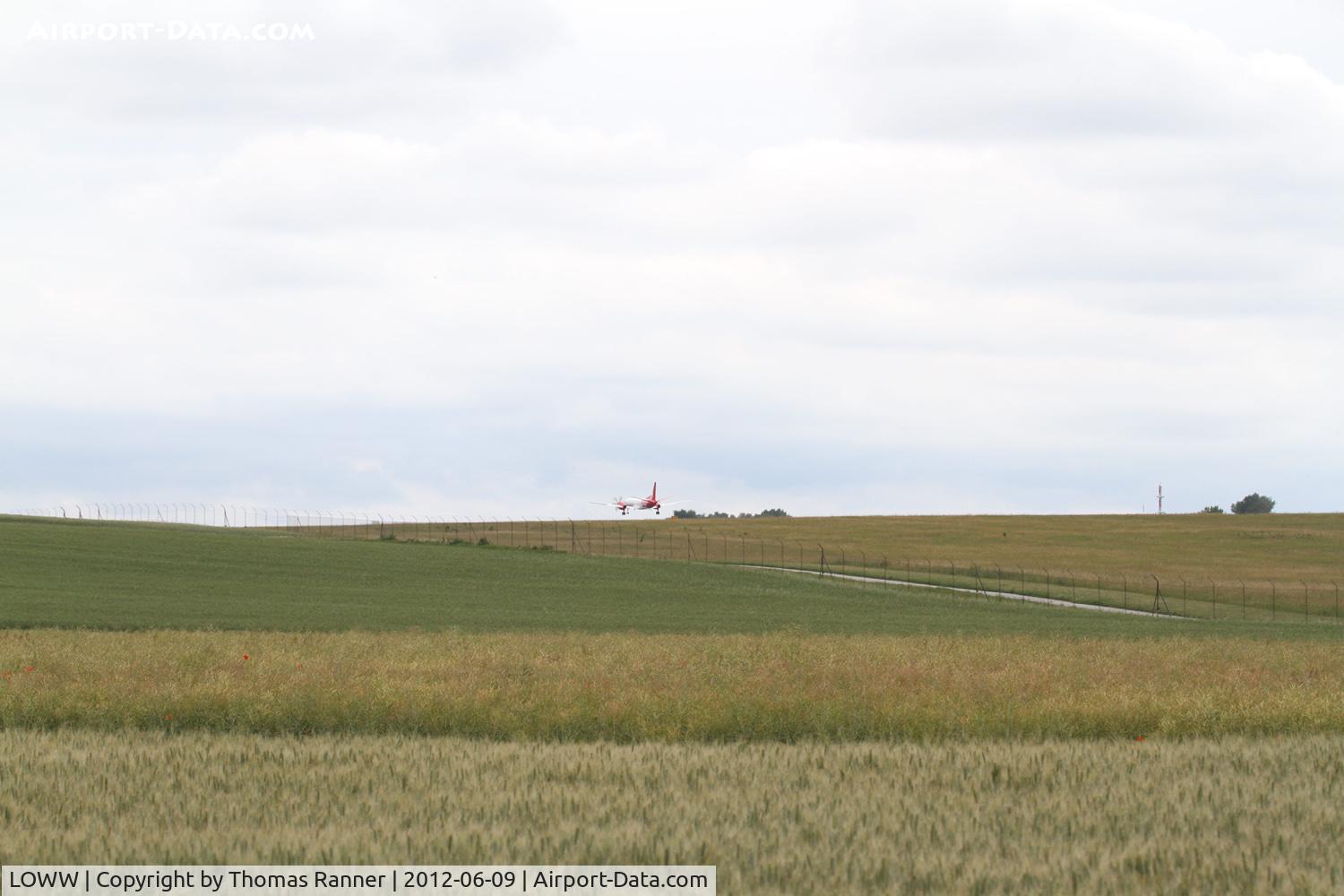 Vienna International Airport, Vienna Austria (LOWW) - OLT Saab 2000 landing on runway 34