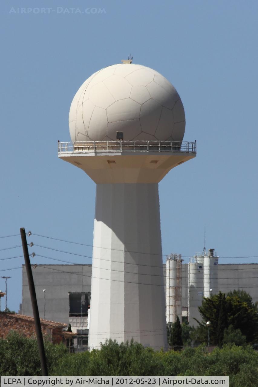 Palma de Mallorca Airport (or Son Sant Joan Airport), Palma de Mallorca Spain (LEPA) - Radar tower at the airport.