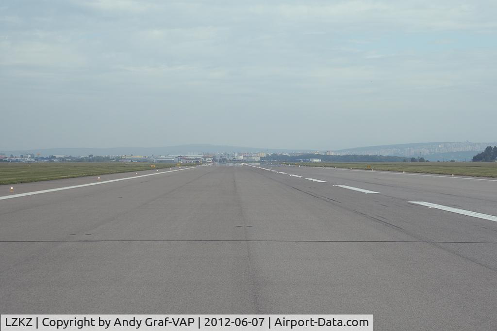 Košice International Airport, Košice Slovakia (Slovak Republic) (LZKZ) - RWY01 overwview