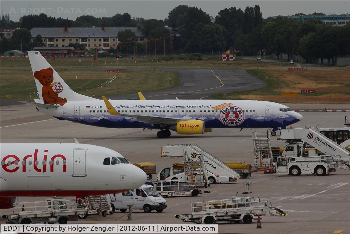 Tegel International Airport (closing in 2011), Berlin Germany (EDDT) - View over an almost empty Air Berlin corner with an air bear who dreams to be an Air Berliner....