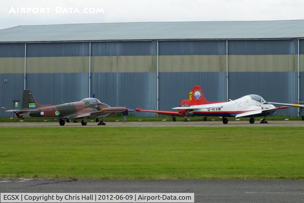 North Weald Airfield Airport, North Weald, England United Kingdom (EGSX) - Jet Provost's G-VIVM and G-PROV at the Air Britain flyin