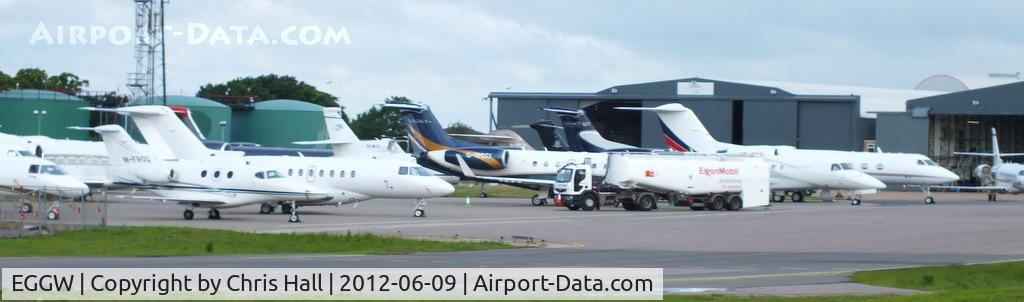 London Luton Airport, London, England United Kingdom (EGGW) - Bizjets at Luton