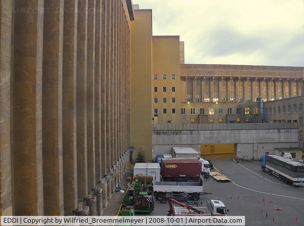 Tempelhof International Airport (closed), Berlin Germany (EDDI) - Picture made just one month before closing in 2008.It shows some area not visible to the public.