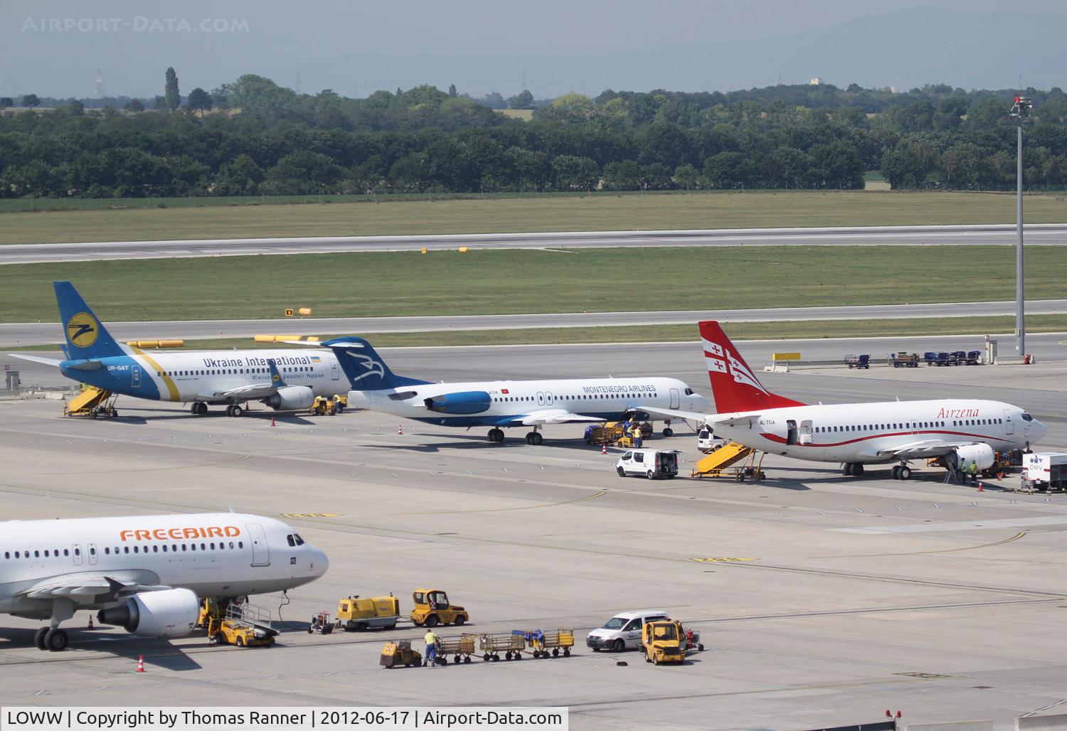 Vienna International Airport, Vienna Austria (LOWW) - The east in Vienna.