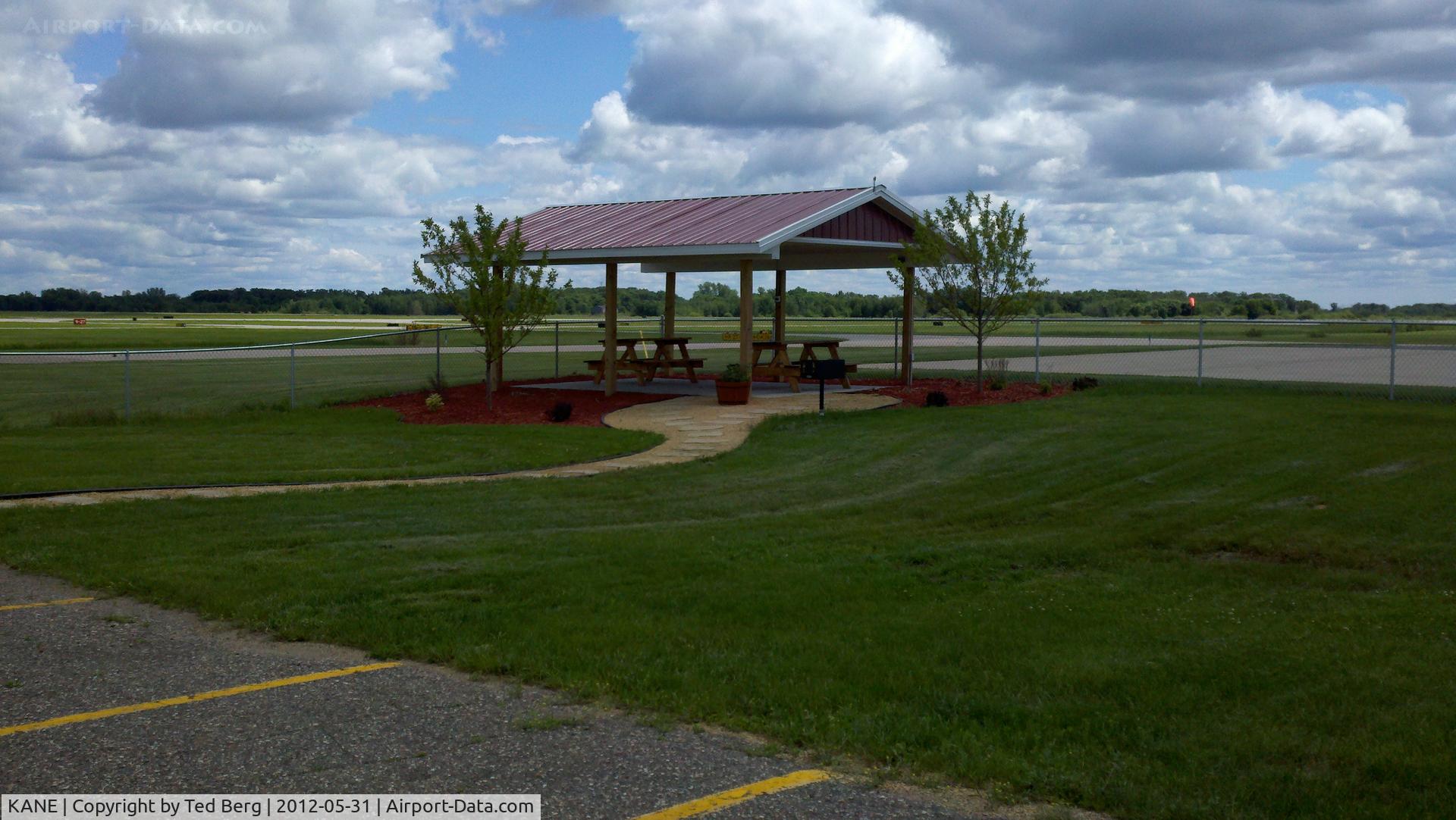 Anoka County-blaine Arpt(janes Field) Airport (ANE) - New picnic shelter built next to the tower in 2011. There is a radio repeater so you can listen to the tower frequency.