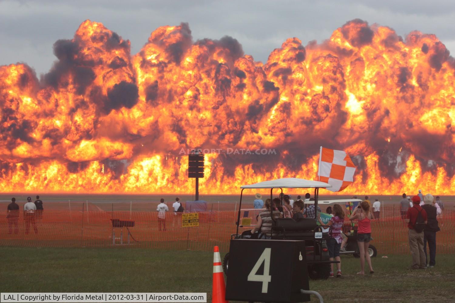 Lakeland Linder Regional Airport (LAL) - Wall of Fire at Sun N Fun