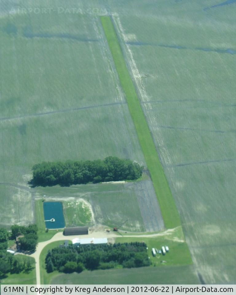 Traverse Air Airport (61MN) - A view of Traverse Air Airport-10 miles north of Wheaton, MN-from 3000'.
