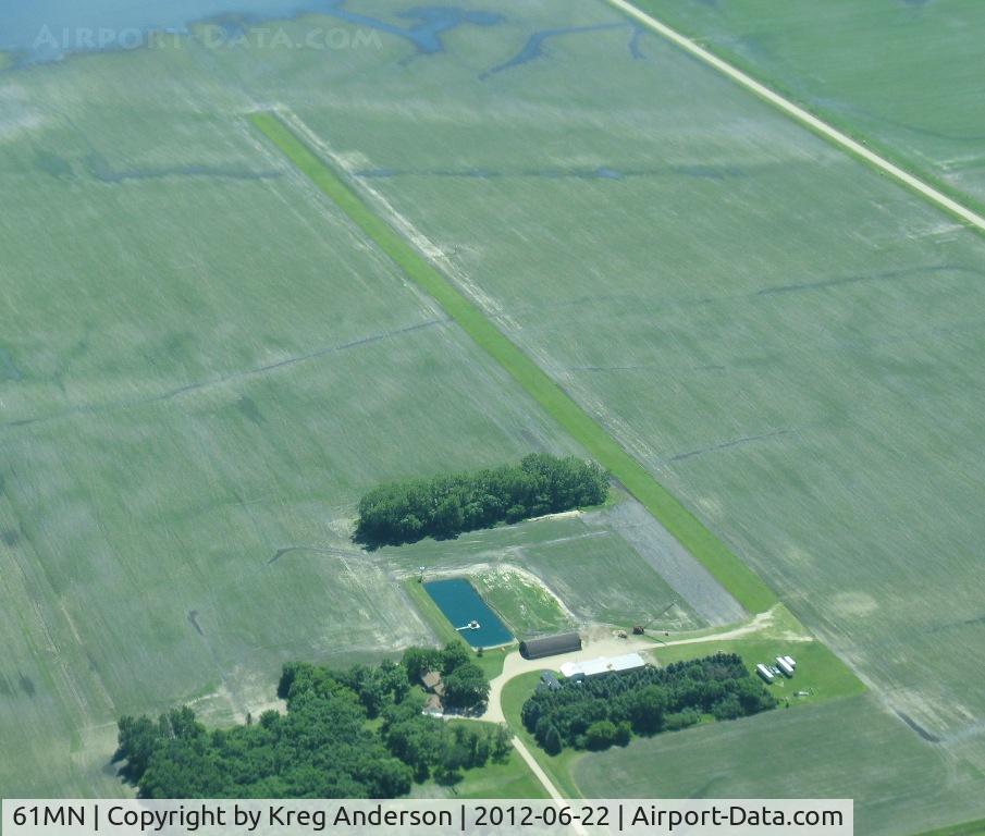 Traverse Air Airport (61MN) - A view of Traverse Air Airport-10 miles north of Wheaton, MN-from 3000'.