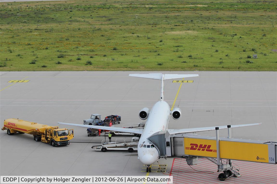 Leipzig/Halle Airport, Leipzig/Halle Germany (EDDP) - Preparations for a return flight to Varna/Bulgaria are running at gate 136.... 