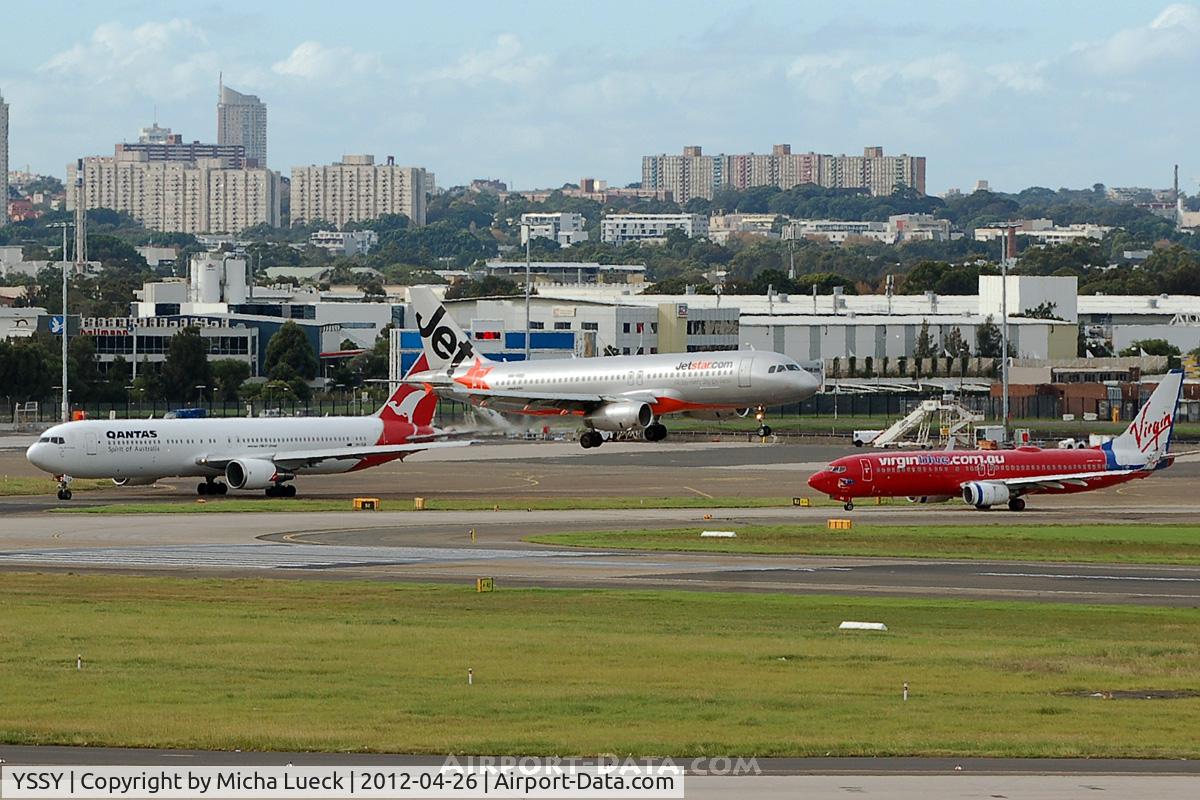 Sydney Airport, Mascot, New South Wales Australia (YSSY) - The three main carriers in Australia
