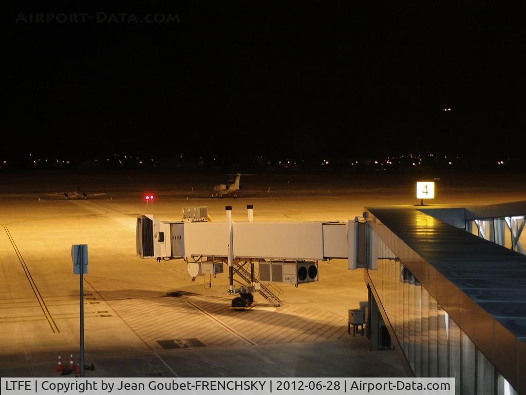 Milas-Bodrum Airport, Milas Turkey (LTFE) - new terminal, gate 4 with G-IV VIP