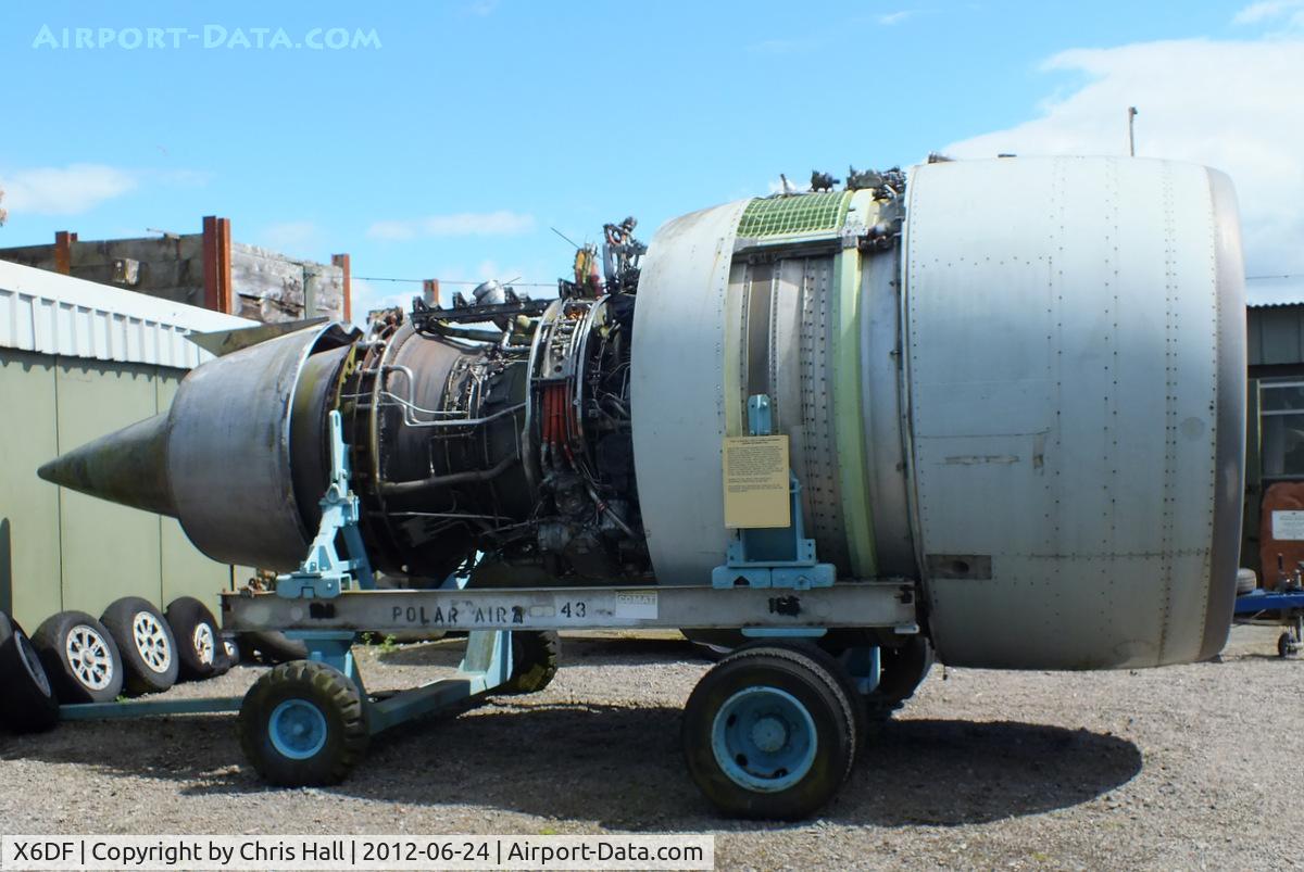 X6DF Airport - Pratt & Whitney JT9D-7A turbofan from ex Polar Air Cargo Boeing 747-122(SF) - cn 19757 / ln 67 N852FT which was scrapped at Prestwick in 2002