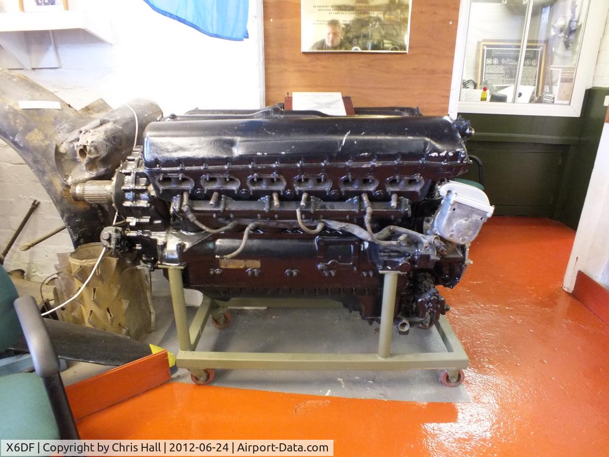 X6DF Airport - Rolls Royce Merlin XII from Spitfire P7540 of 312 (Czech) Sqn which crashed into Loch Doon 25th October 1941