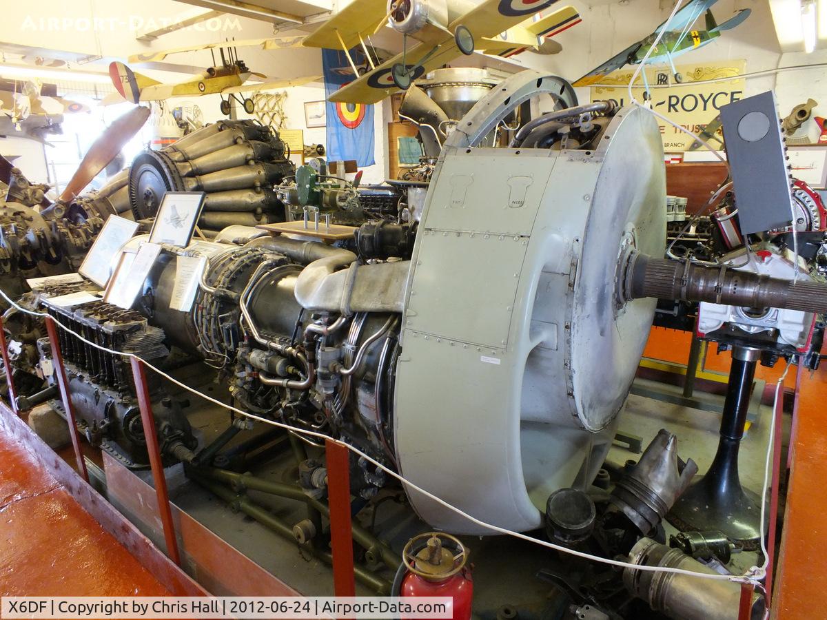 X6DF Airport - Armstrong Siddeley Double Mamba 102 Turboprop which was used to power the Fairy Gannet AEW.3