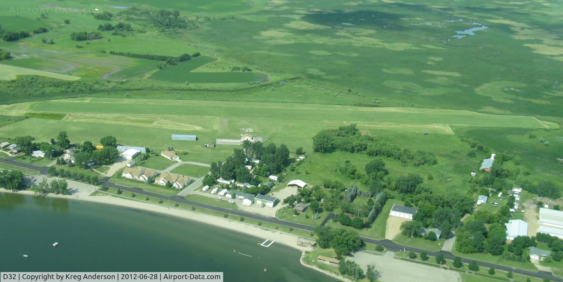 Starbuck Municipal Airport (D32) - Starbuck Municipal Airport after departure from runway 33 in Starbuck, MN. Shot from 2500'.
