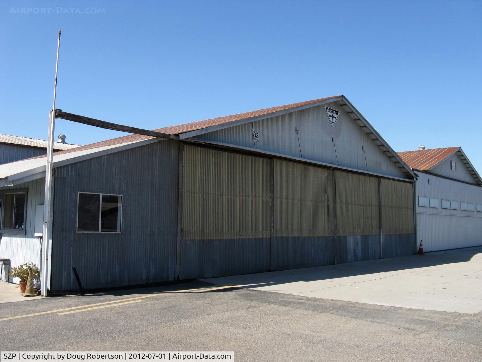 Santa Paula Airport (SZP) - 33 Cessna Taxi, Joe Krybos's Bucker Shop