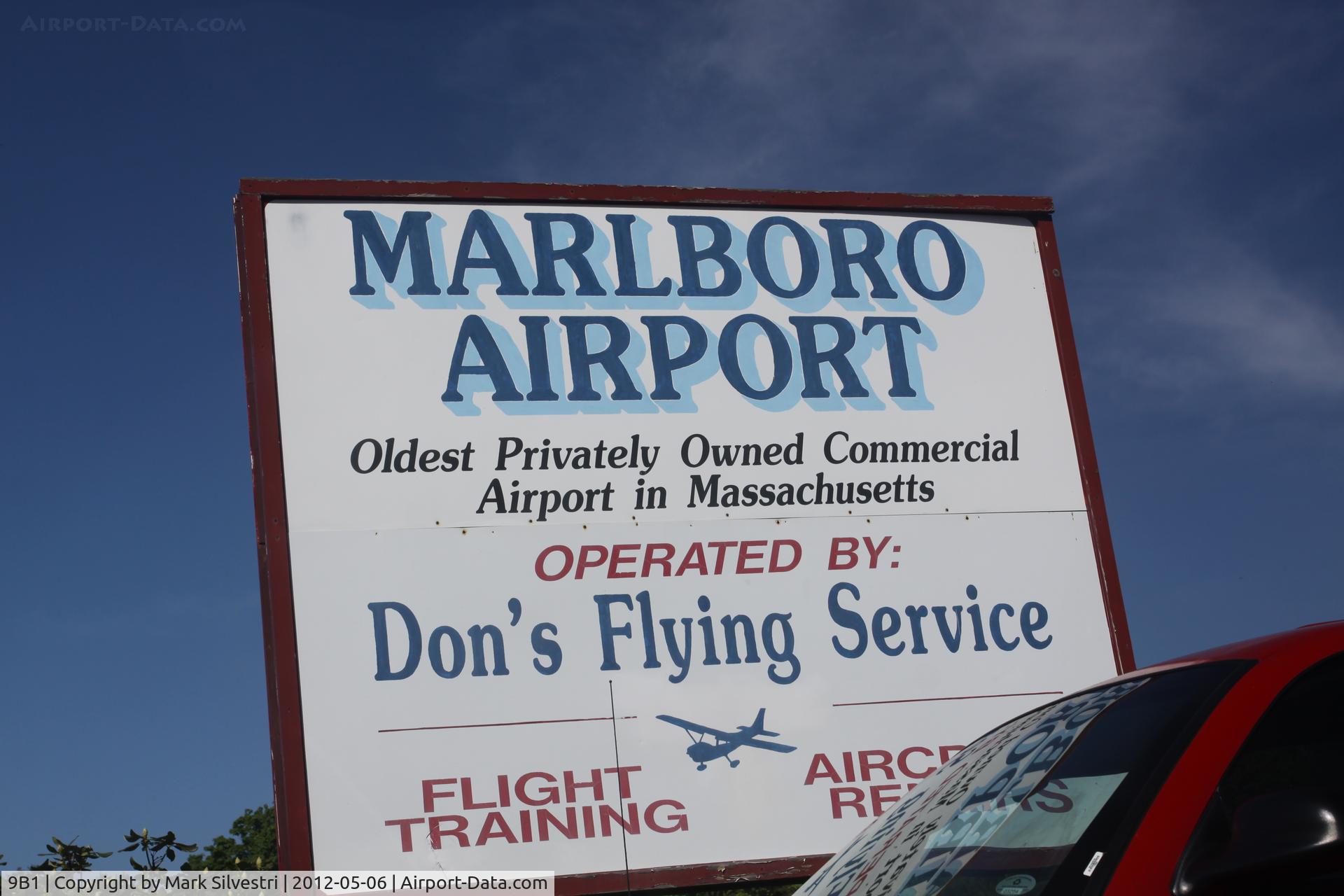 Marlboro Airport (9B1) - Entrance to Marlboro Airport