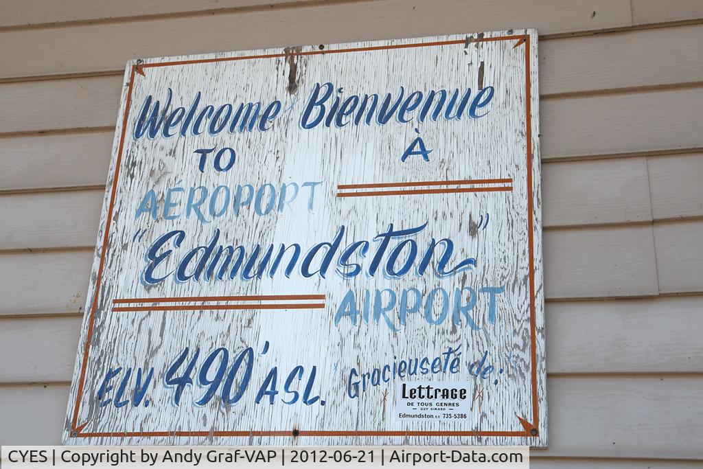 Edmundston Airport, Edmundston, New Brunswick Canada (CYES) - Airport Location