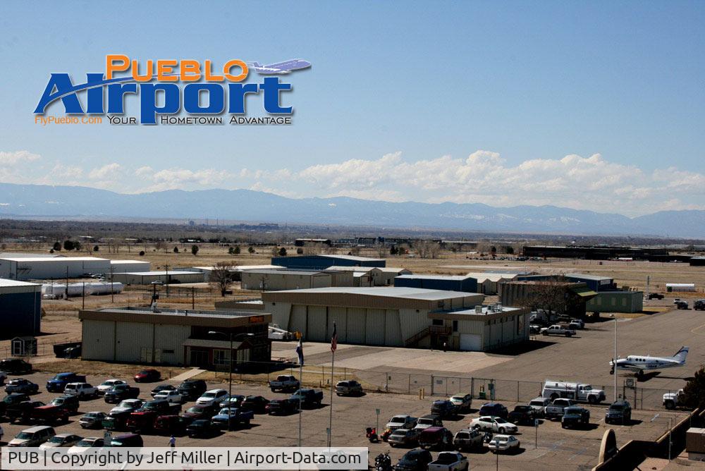 Pueblo Memorial Airport (PUB) - KPUB from the control tower