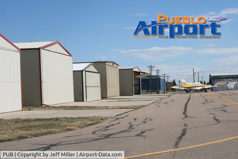 Pueblo Memorial Airport (PUB) - Hanger space at Pueblo Airport