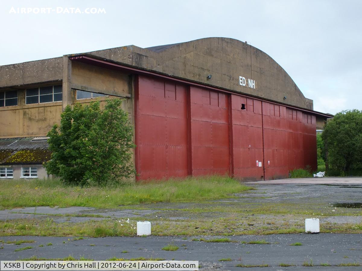 X5KB Airport - RAF Kirkbride Type D Aircraft Storage Shed. 