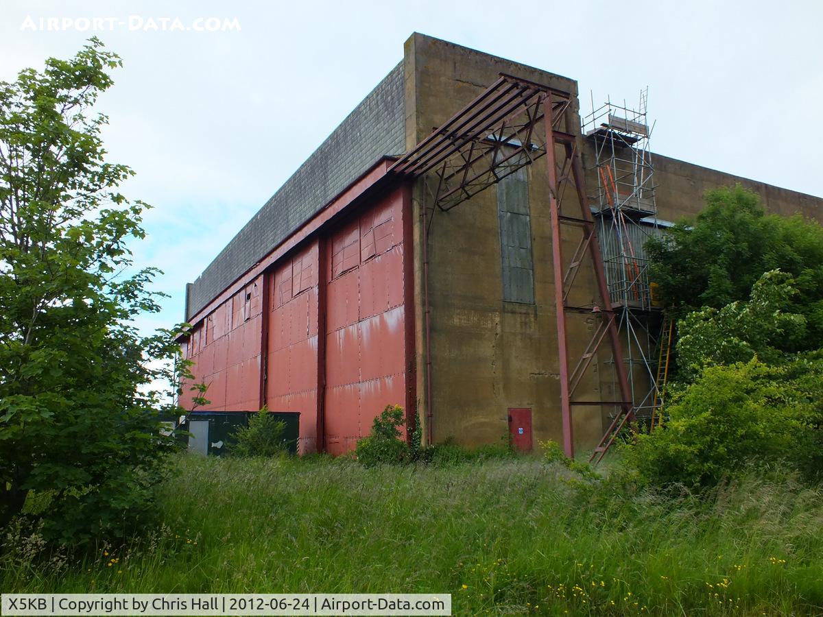 X5KB Airport - RAF Kirkbride Type D Aircraft Storage Shed.