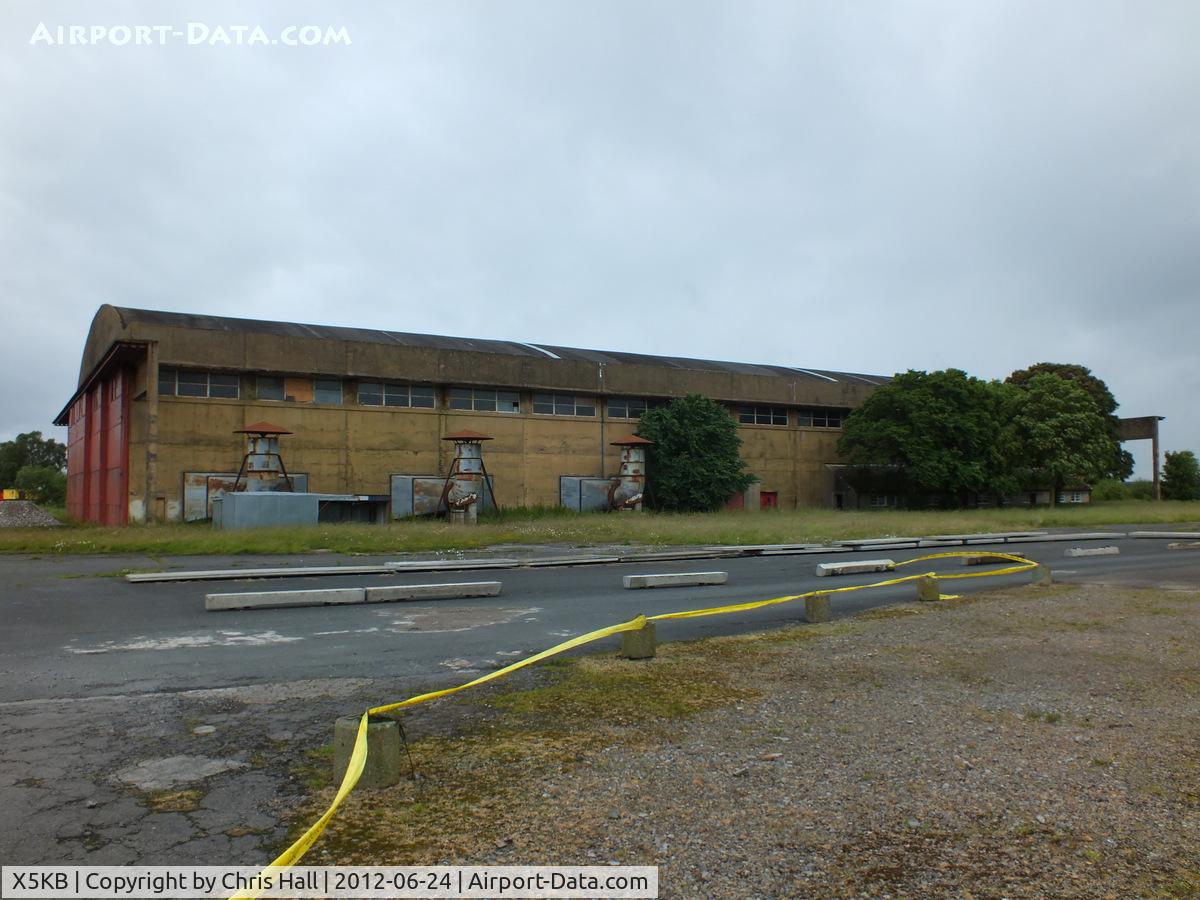 X5KB Airport - RAF Kirkbride Type D Aircraft Storage Shed.