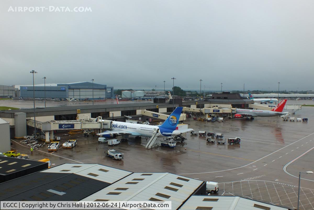 Manchester Airport, Manchester, England United Kingdom (EGCC) - Pier C Terminal 1 at Manchester Airport