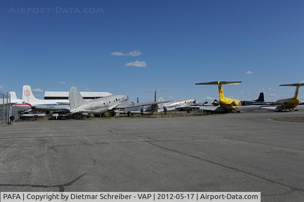 Fairbanks International Airport, Fairbanks, Alaska United States (PAFA) - Everts Ramp at Fairbanks