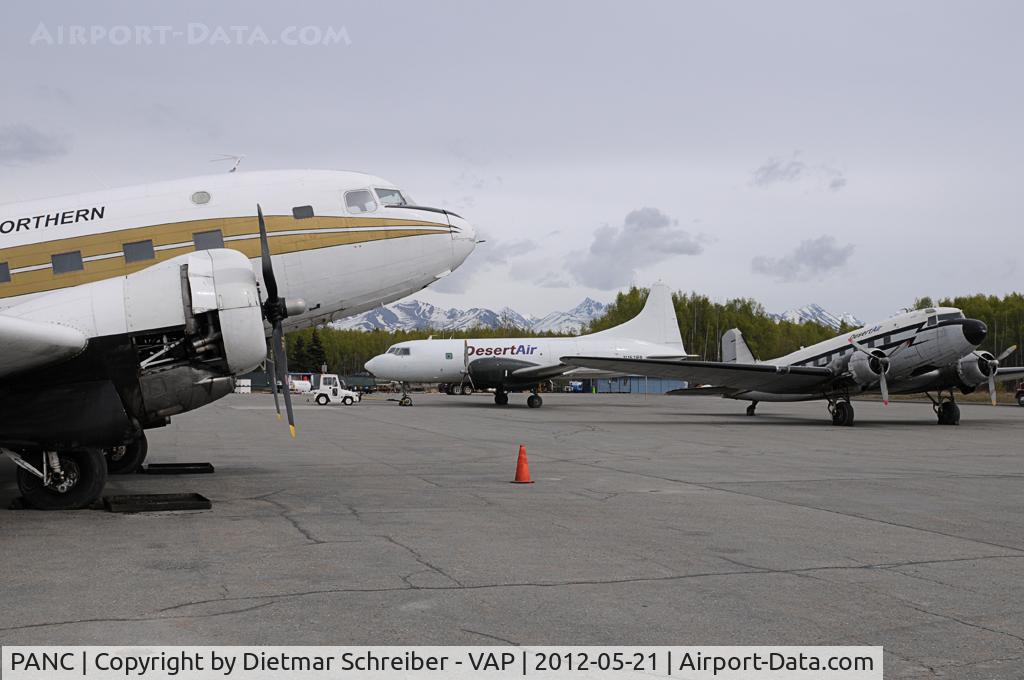 Ted Stevens Anchorage International Airport, Anchorage, Alaska United States (PANC) - Dessert Air and Trans Northern at Anchorage