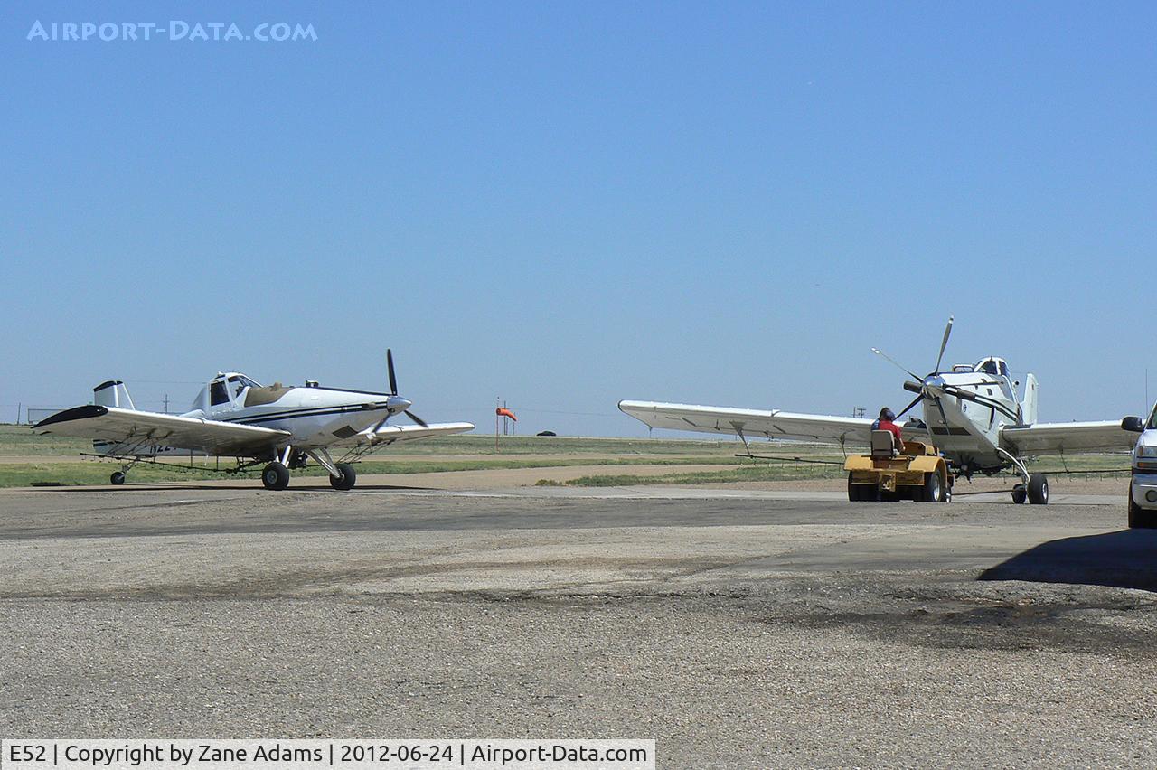 Oldham County Airport (E52) - Corp Dusters at Oldham County - Vega, TX 