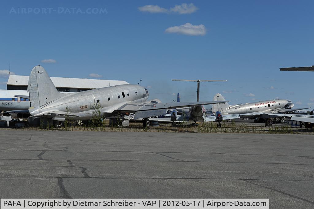 Fairbanks International Airport, Fairbanks, Alaska United States (PAFA) - Everts Ramp