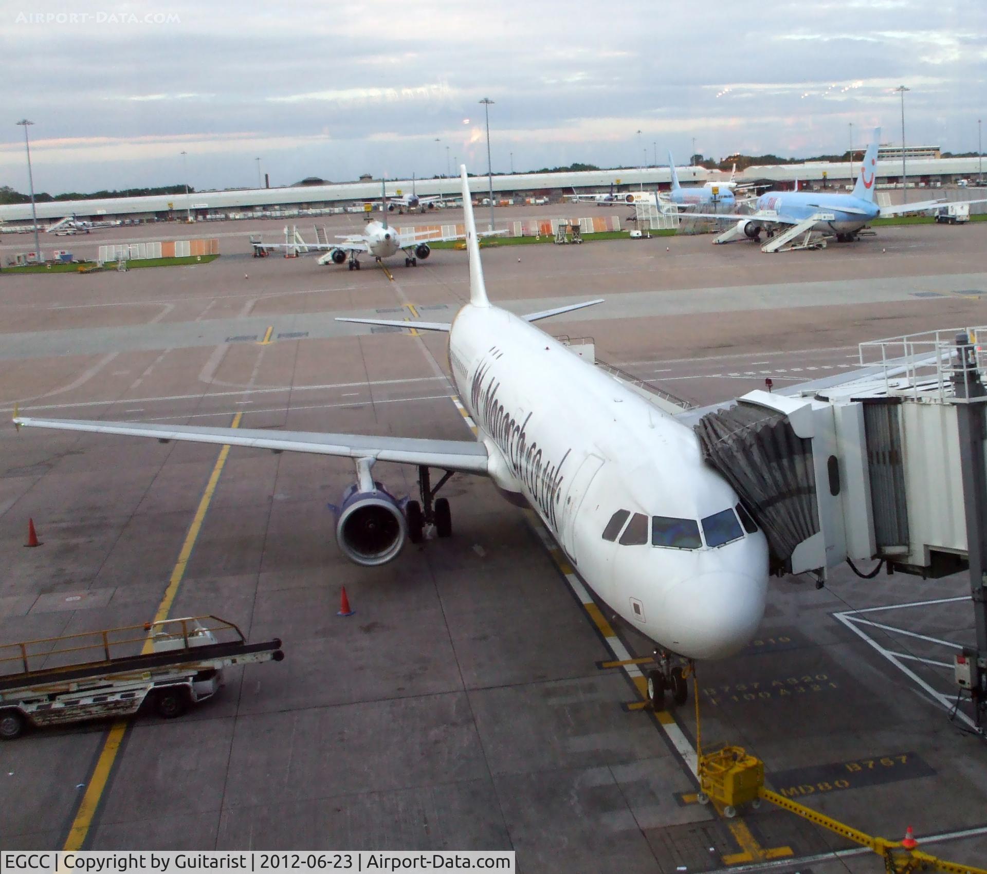Manchester Airport, Manchester, England United Kingdom (EGCC) - Looking through the windows at T2 at MAN
