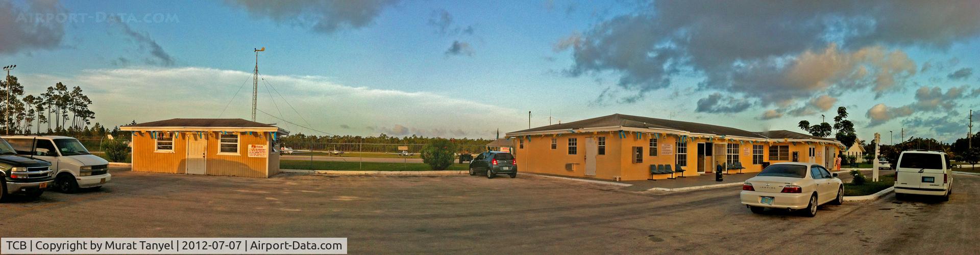 Treasure Cay Airport, Treasure Cay, Abaco Bahamas (TCB) - A panoramic view of the airport buildings