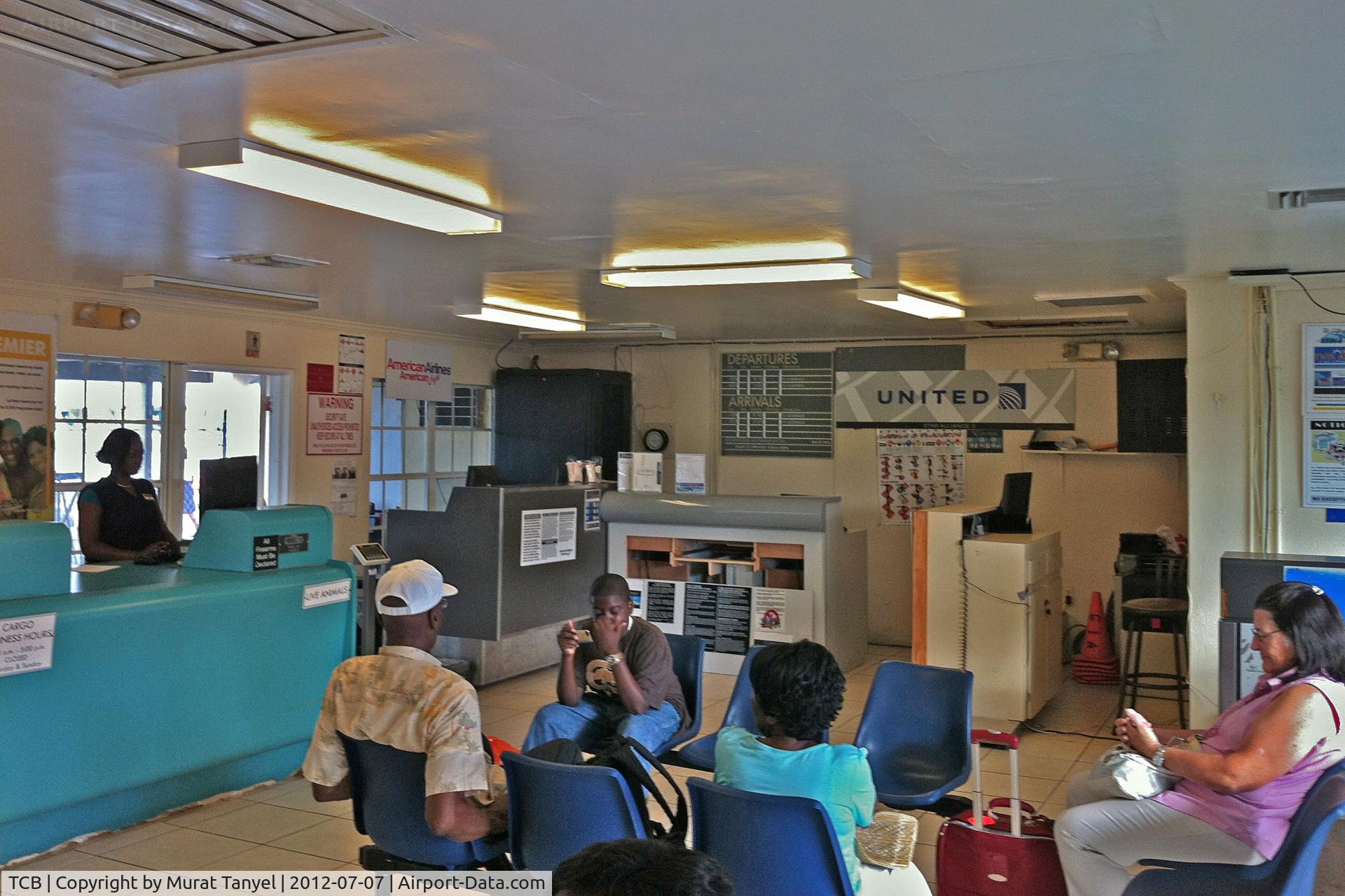 Treasure Cay Airport, Treasure Cay, Abaco Bahamas (TCB) - That is almost the entirety of the inside of the terminal.