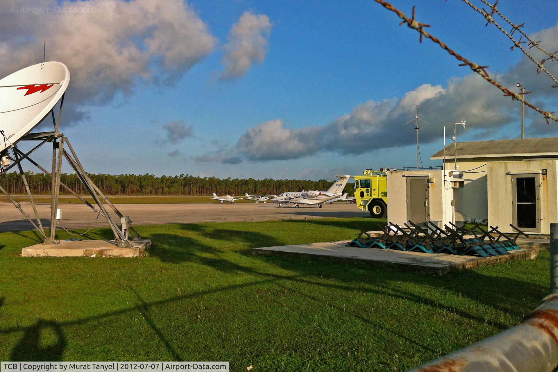 Treasure Cay Airport, Treasure Cay, Abaco Bahamas (TCB) - A peek at the airfield through the fence