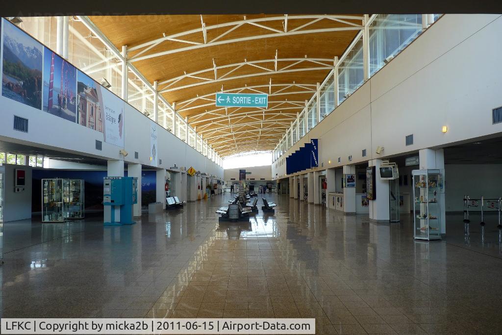 Calvi Sainte-Catherine Airport, Calvi France (LFKC) - Inside the airport