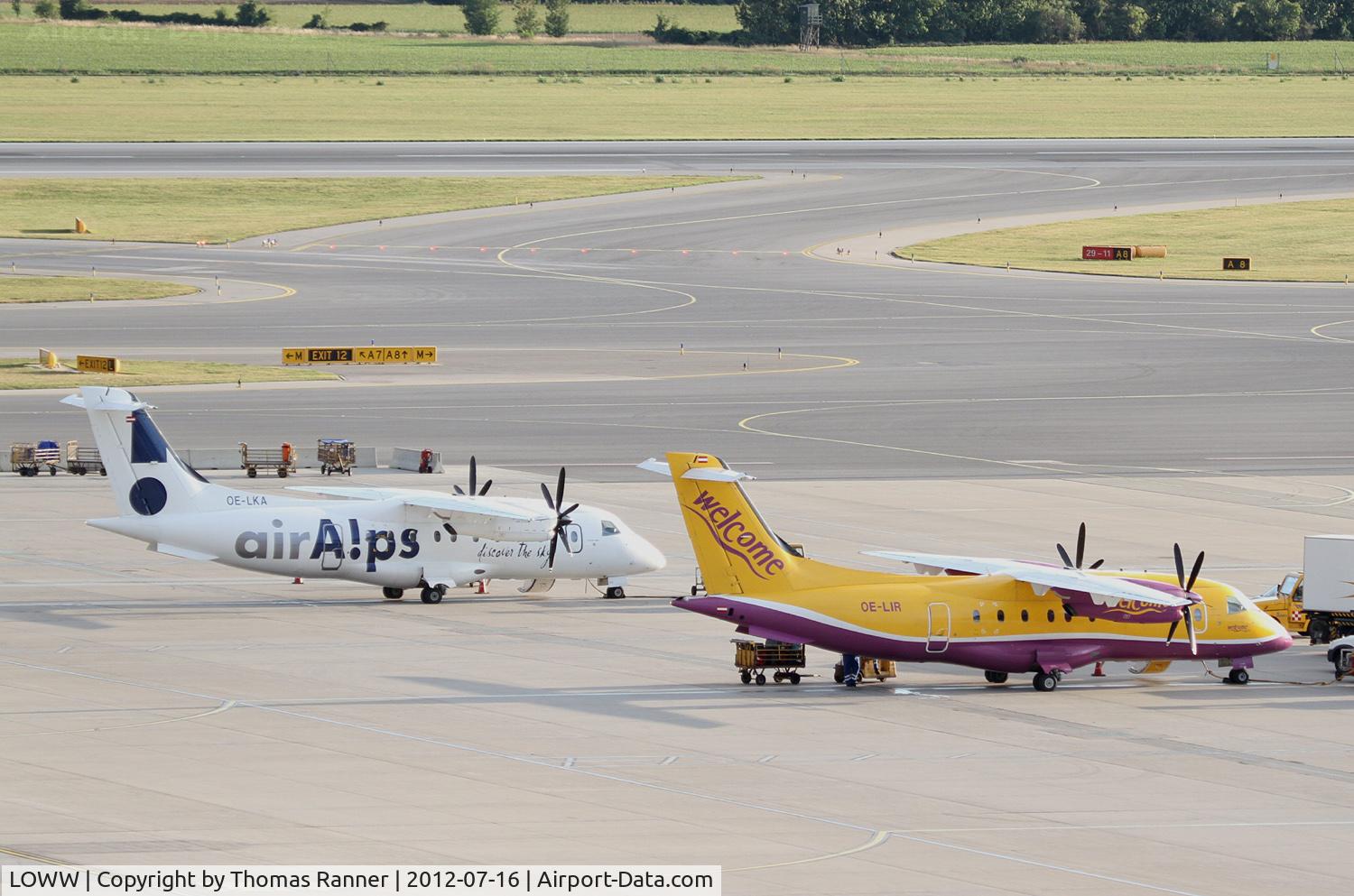 Vienna International Airport, Vienna Austria (LOWW) - rare view in Vienna