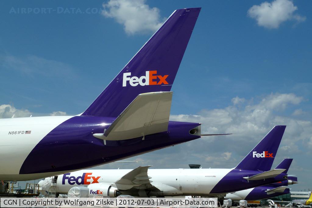 Cologne Bonn Airport, Cologne/Bonn Germany (CGN) - FDX tails