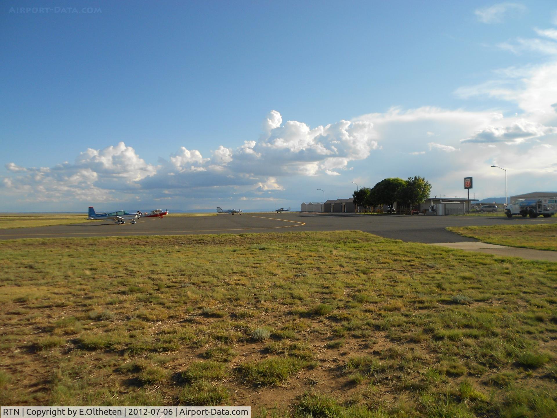 Raton Muni/crews Field Airport (RTN) - Raton Municipal Airport apron area