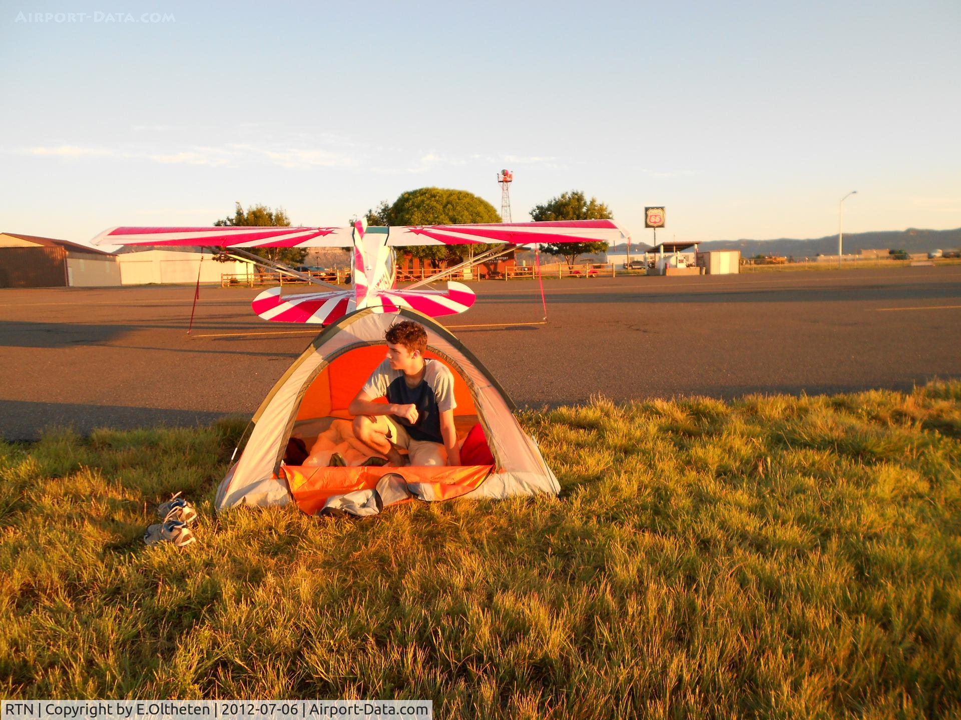 Raton Muni/crews Field Airport (RTN) - Camping out with N571SA on the airfield at Raton 