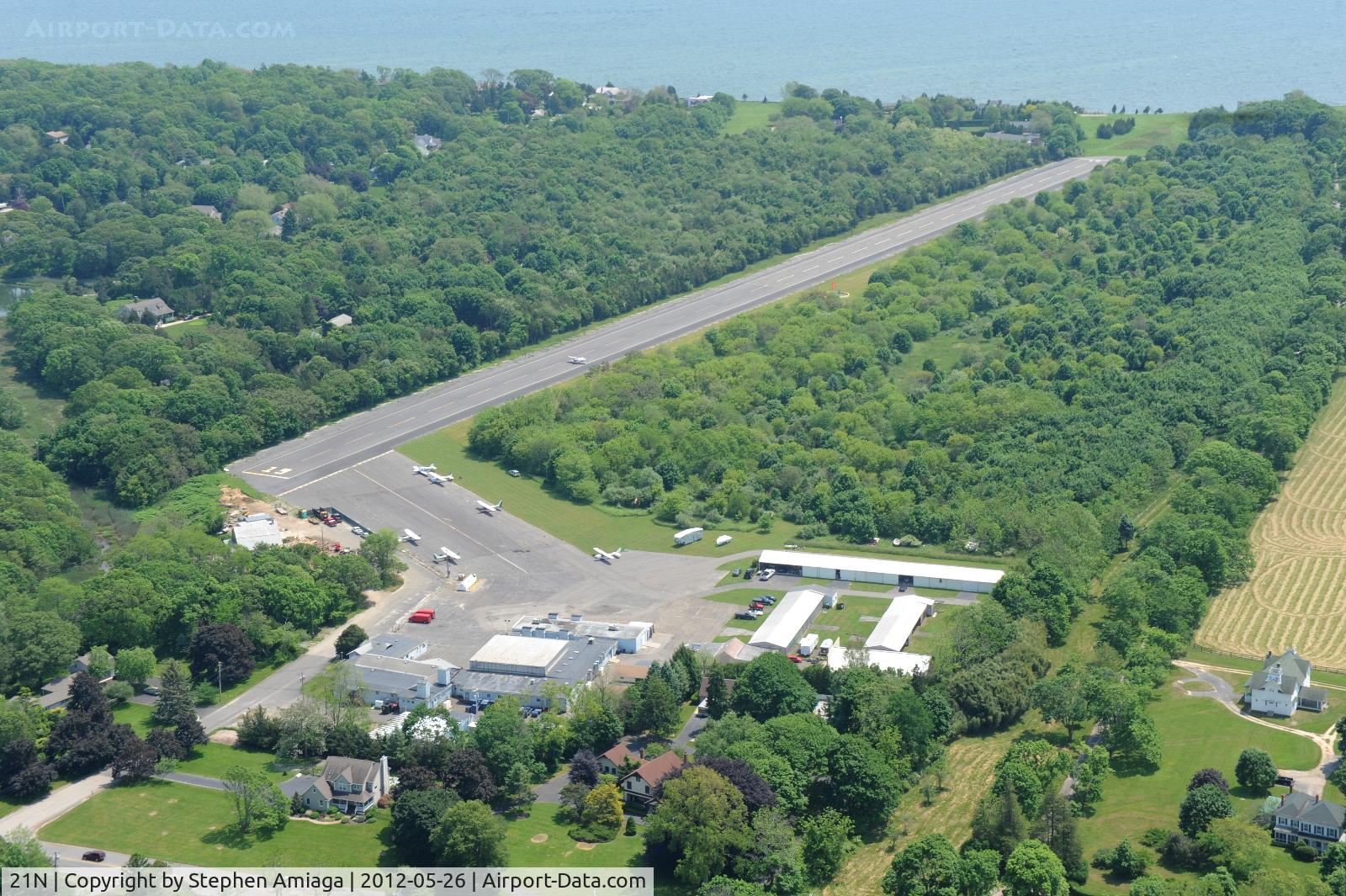 Mattituck Airport (21N) - Overview fm NW