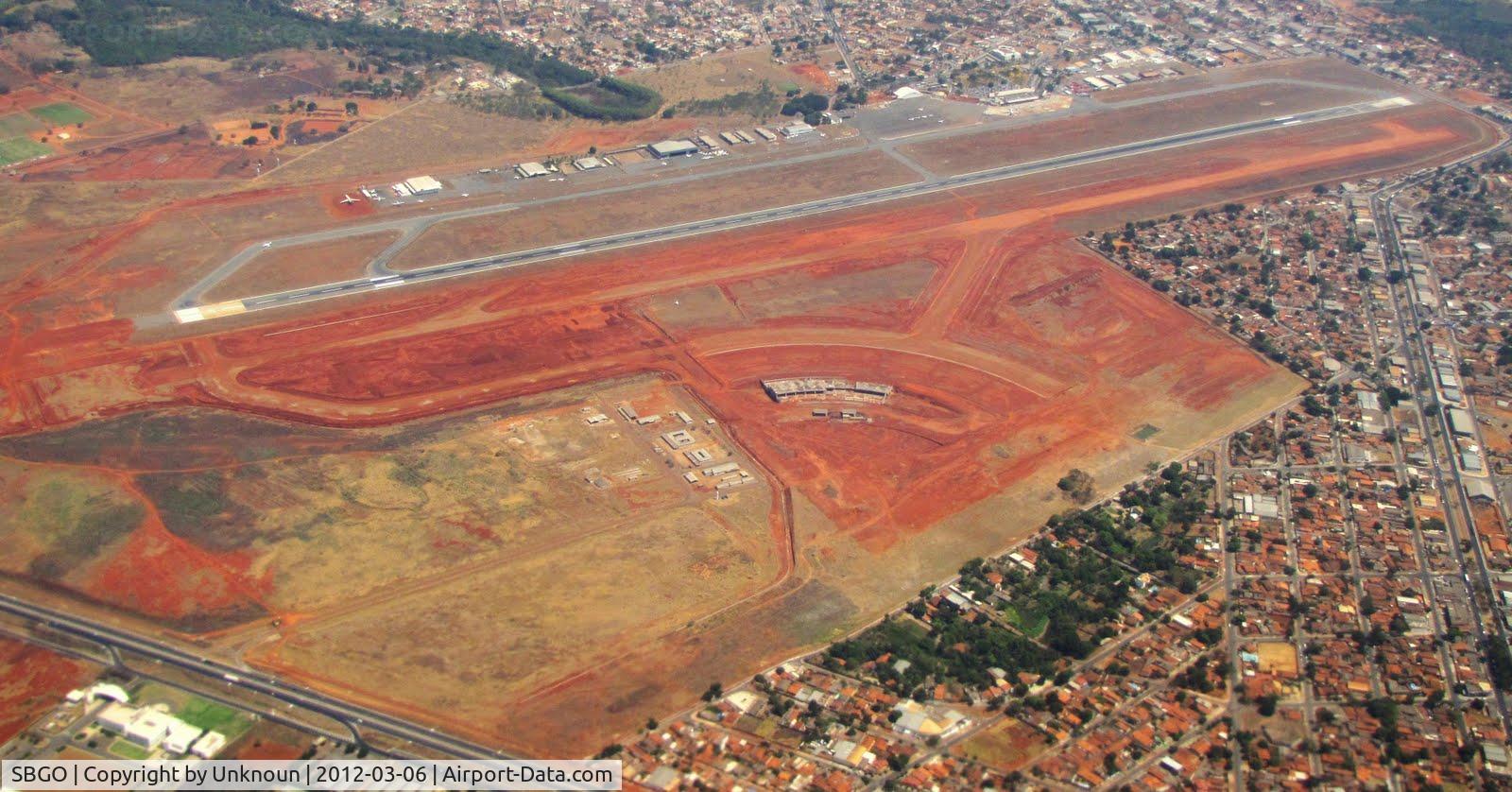 Santa Genoveva Airport, Goiânia, Goiás Brazil (SBGO) - Start the new runway construction...