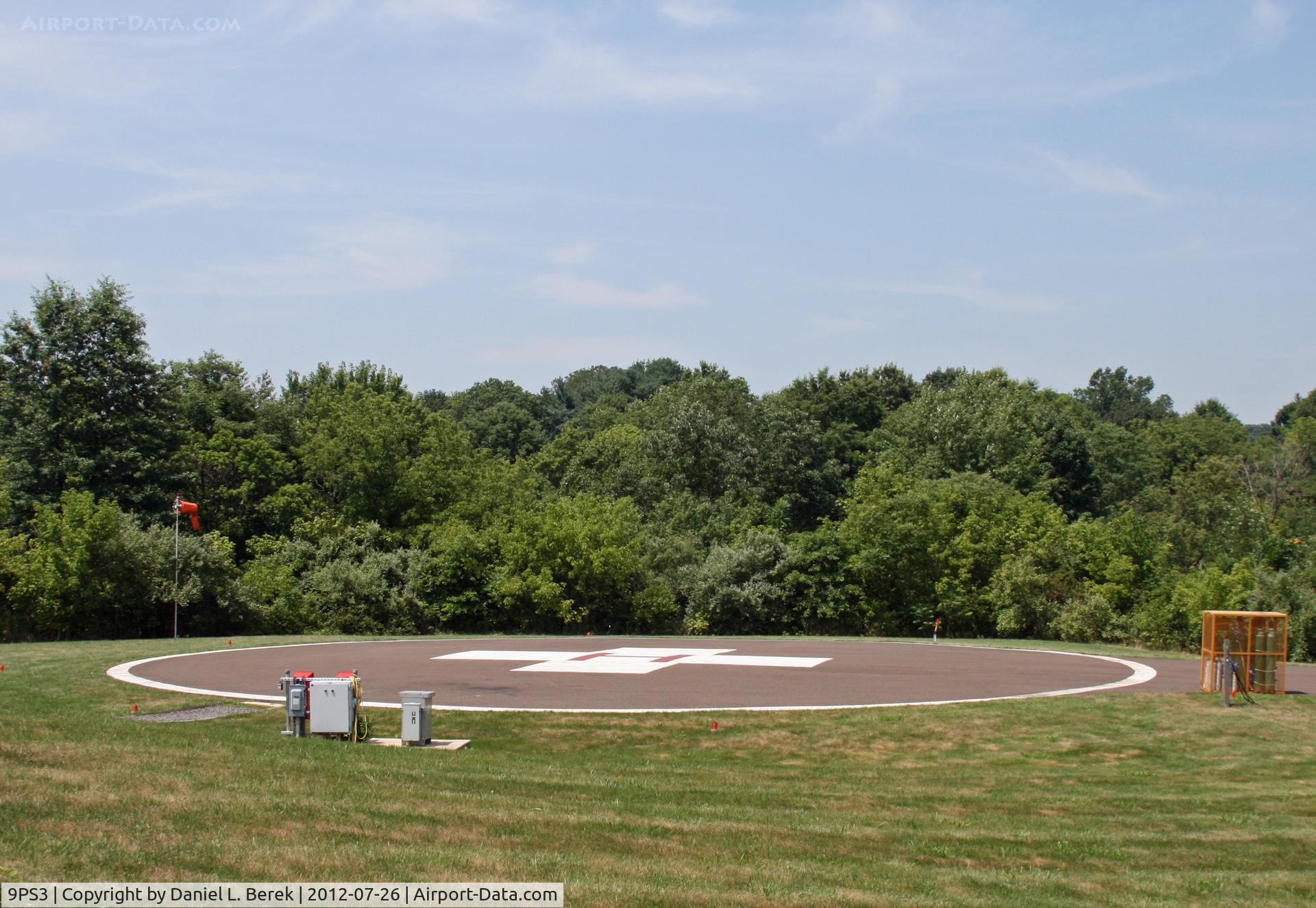 Doylestown Heliport (9PS3) - This is the helipad that serves the emergency services for Doylestown Hospital.