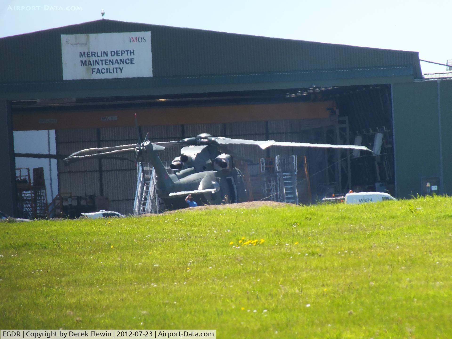 RNAS Culdrose Airport, Helston, England United Kingdom (EGDR) - Seen from the viewing area.