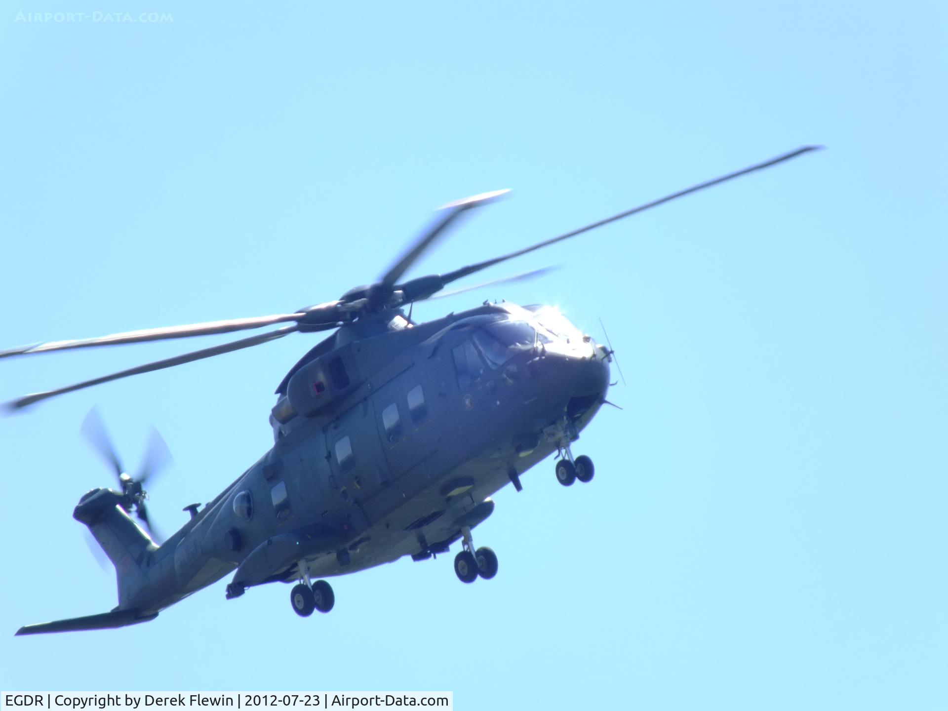 RNAS Culdrose Airport, Helston, England United Kingdom (EGDR) - Missed approach.