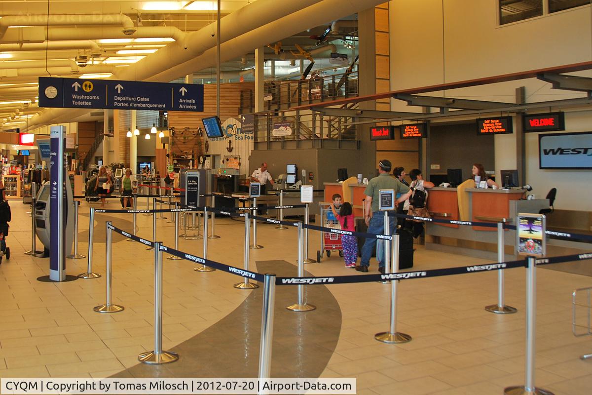 Greater Moncton International Airport (Moncton/Greater Moncton International Airport), Moncton, New Brunswick Canada (CYQM) - Main hall at YQM.