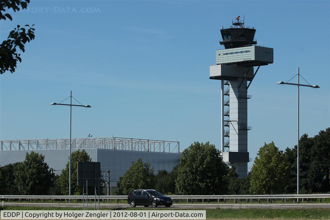 Leipzig/Halle Airport, Leipzig/Halle Germany (EDDP) - New neighbour, new view! The ensemble of Leipzig tower and AN 124 hangar teases photographers eye....