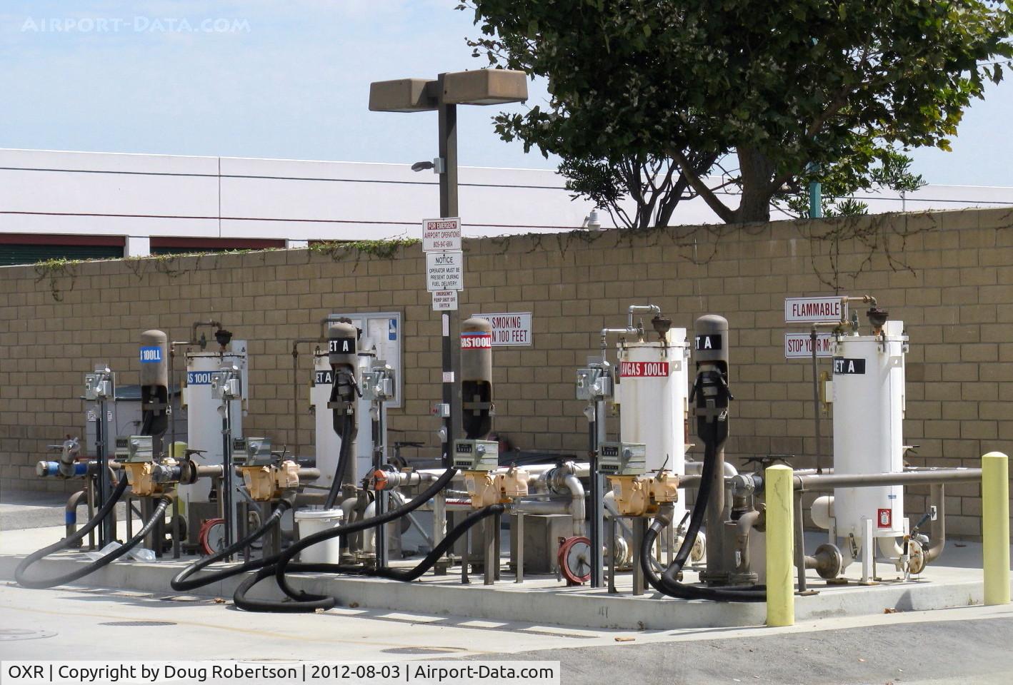 Oxnard Airport (OXR) - bp Aviation Fuel farm-southeast end of airport.